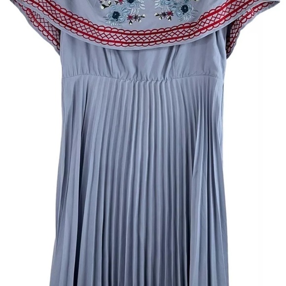 ASOS High Low Dress with Embroidered Floral Design Maternity Size 4 - Picture 3 of 7